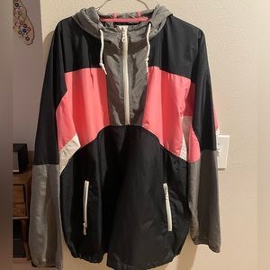 Large Retro windbreaker